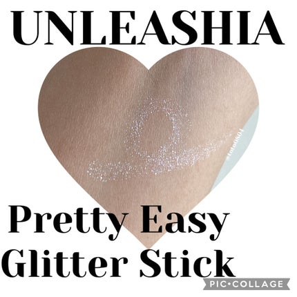プリティー イージーグリッタースティック/unleashia/グリッターを使ったクチコミ(4枚目)