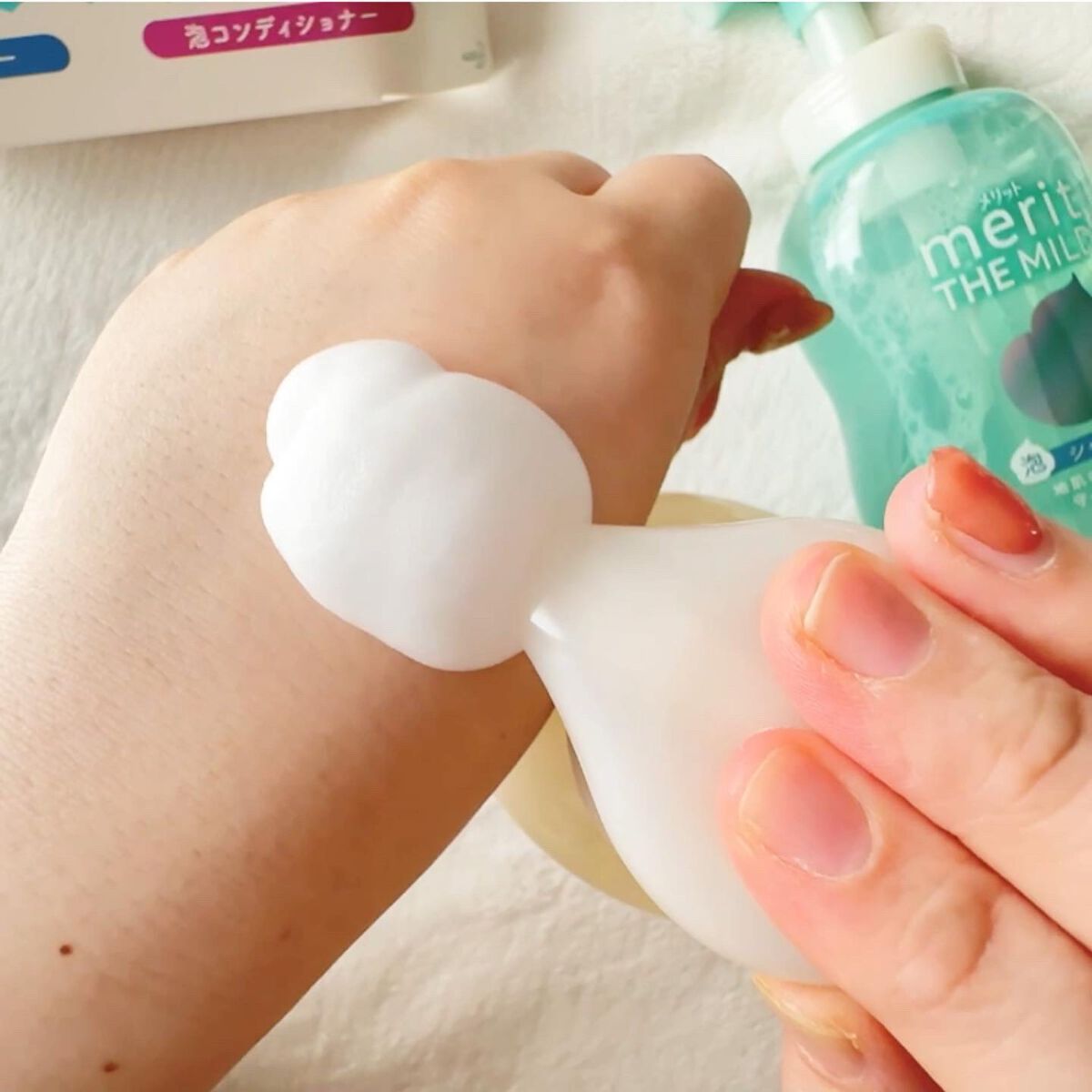 ザマイルド/メリット/市販シャンプーを使ったクチコミ(7枚目)