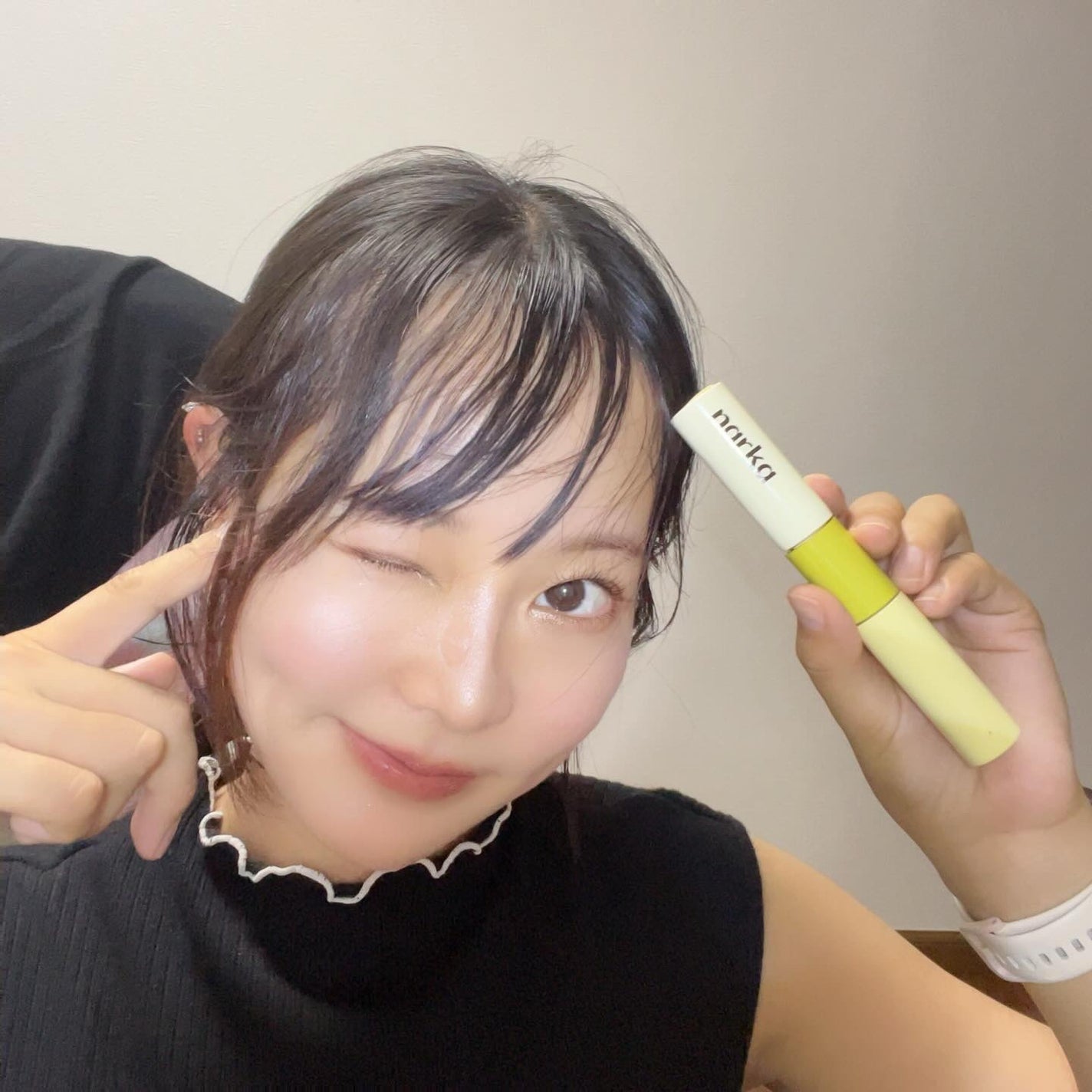 ハイプフィットヘアマスカラ/narka/その他スタイリングを使ったクチコミ(8枚目)