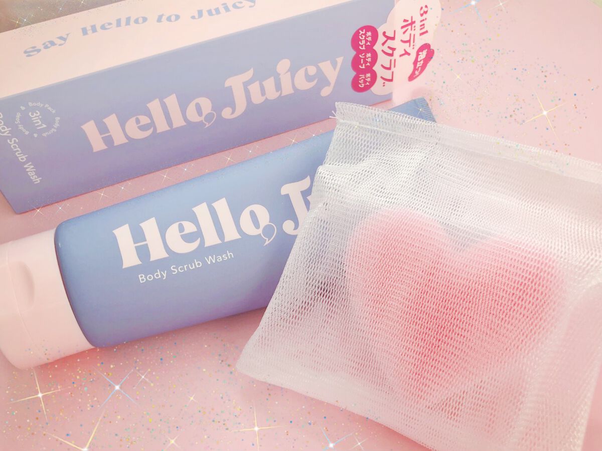 ボディスクラブウォッシュ/Hello Juicy/ボディスクラブを使ったクチコミ（1枚目）