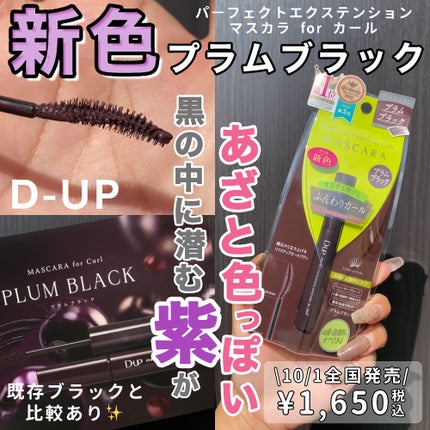 パーフェクトエクステンション マスカラ for カール/D-UP/マスカラを使ったクチコミ(1枚目)