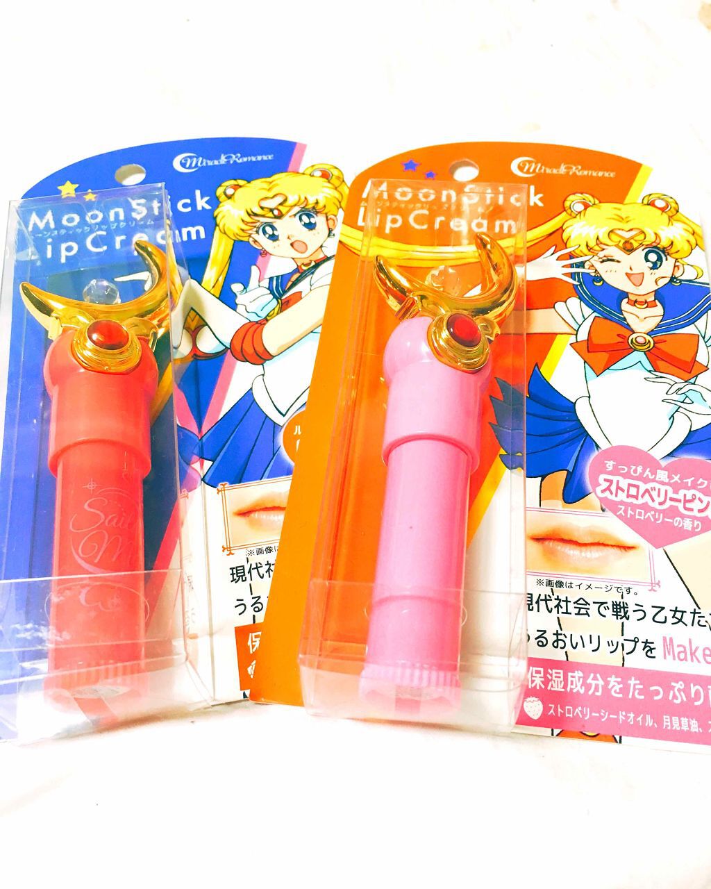 ミラクルロマンス ムーンスティックリップクリーム/クレアボーテ/リップケアを使ったクチコミ（1枚目）