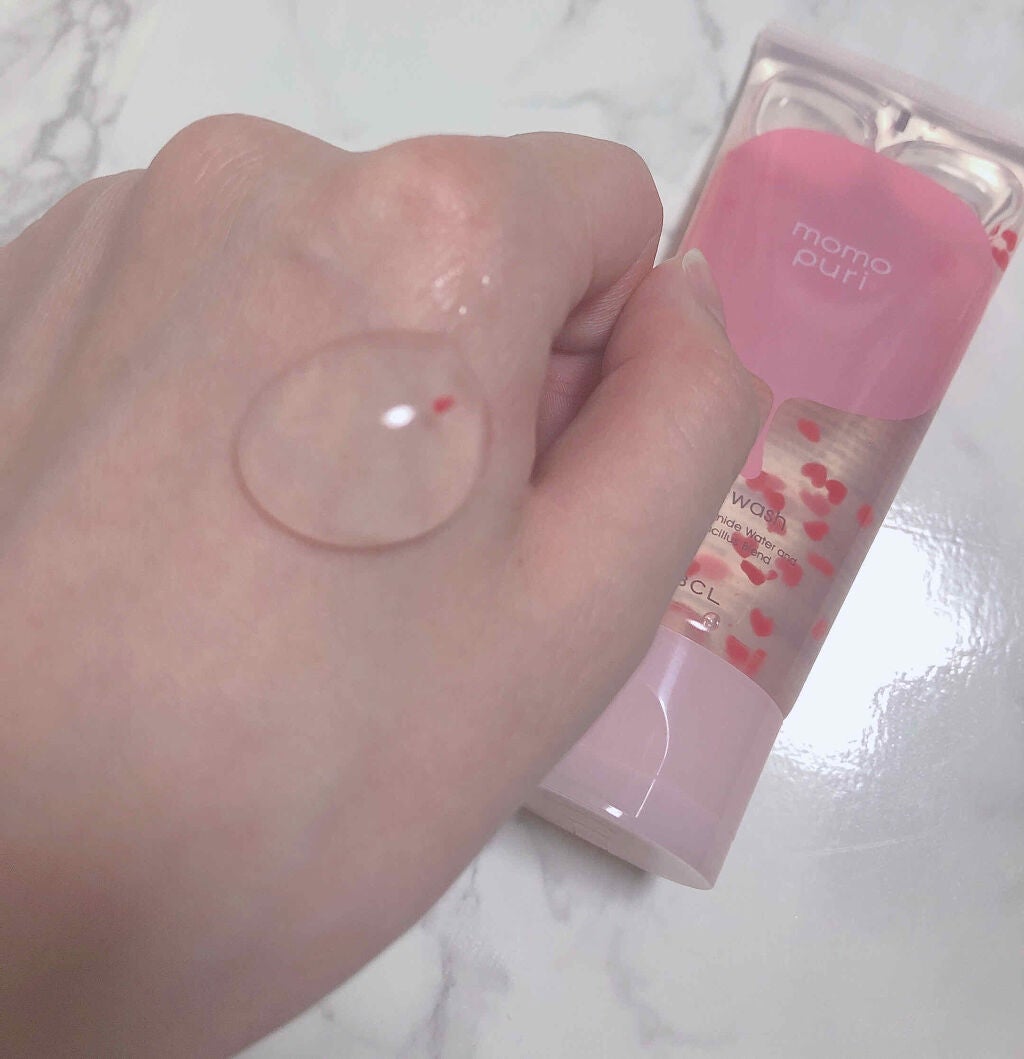 潤いジェリー洗顔/ももぷり/洗顔フォームを使ったクチコミ(2枚目)