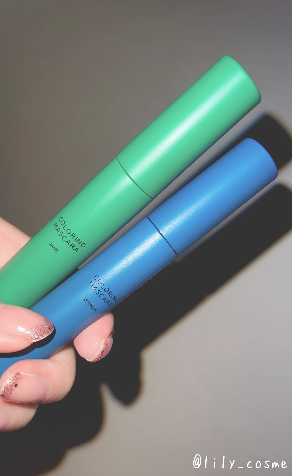 カラーリングマスカラ/uneven/マスカラを使ったクチコミ（1枚目）