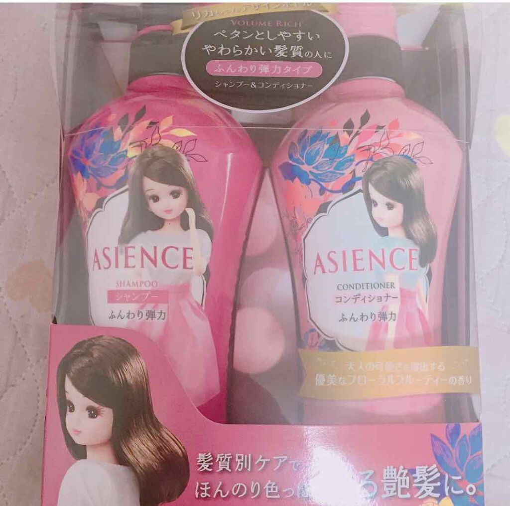シャンプー/コンディショナー ふんわり弾力/アジエンス/市販シャンプーを使ったクチコミ(1枚目)