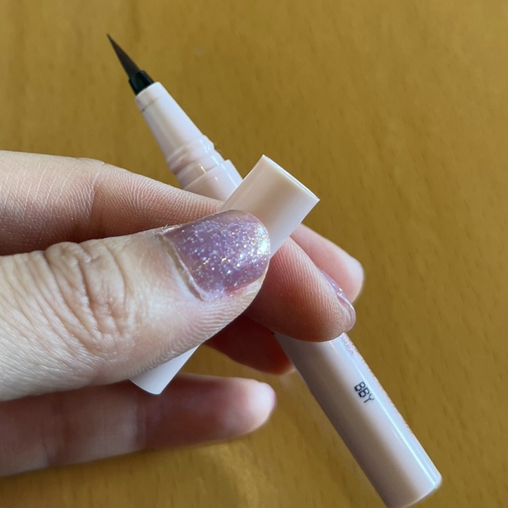 メロウドローアイライナー/&nd by rom&nd/リキッドアイライナーを使ったクチコミ（3枚目）