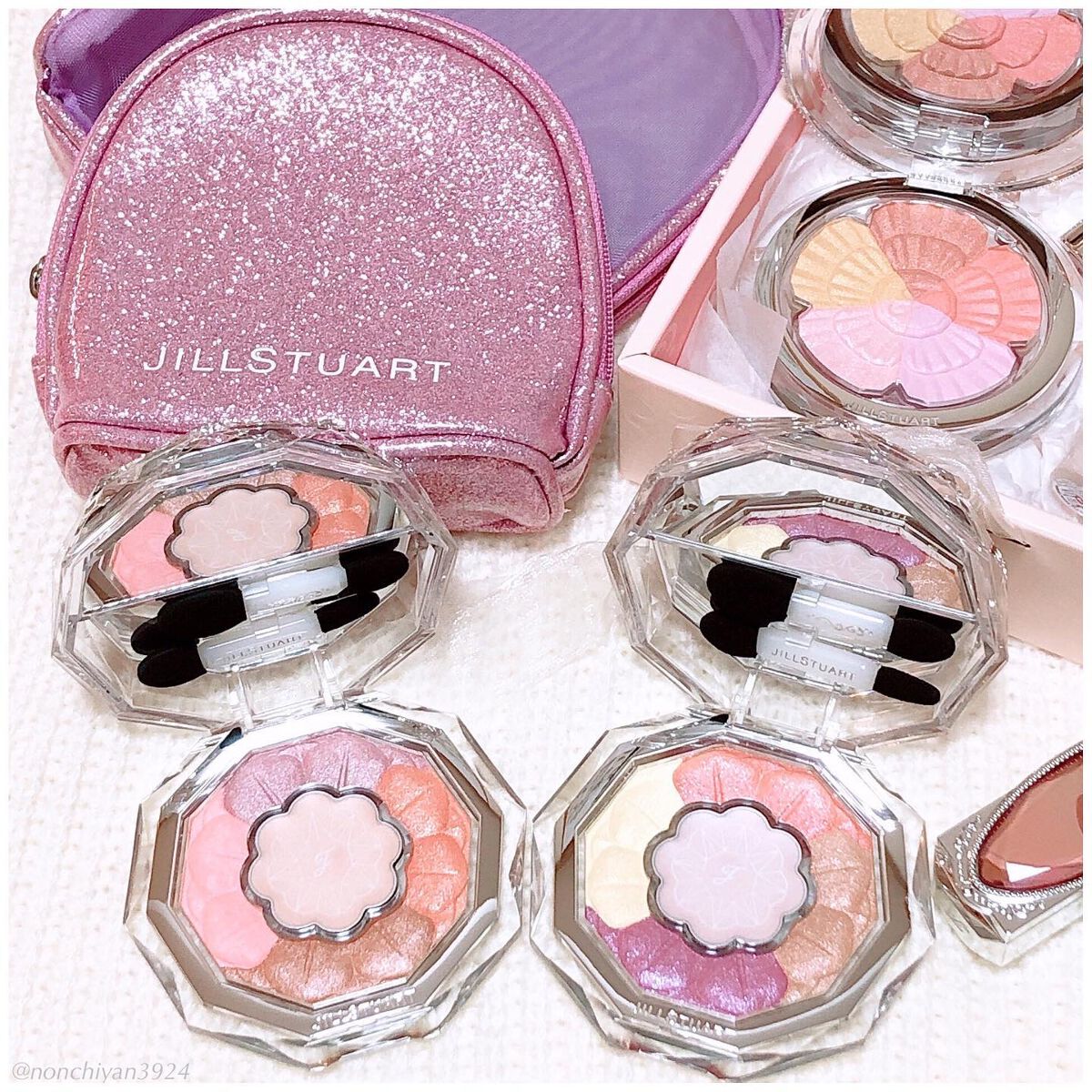 ジルスチュアート ブルーム ミックスブラッシュ コンパクト 22 sunset zinnia/JILL STUART/パウダーチークを使ったクチコミ（2枚目）