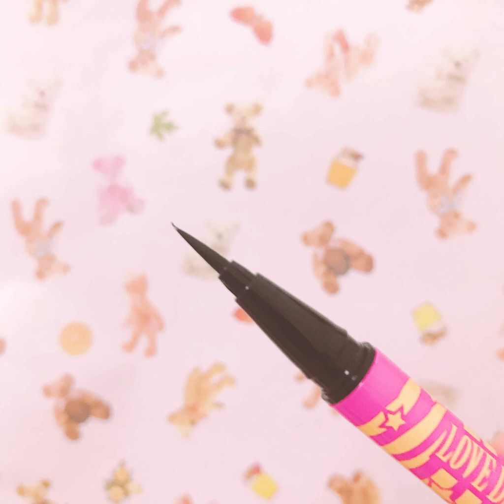 リキッドアイライナー/ラブダーリンコスメ/リキッドアイライナーを使ったクチコミ（2枚目）