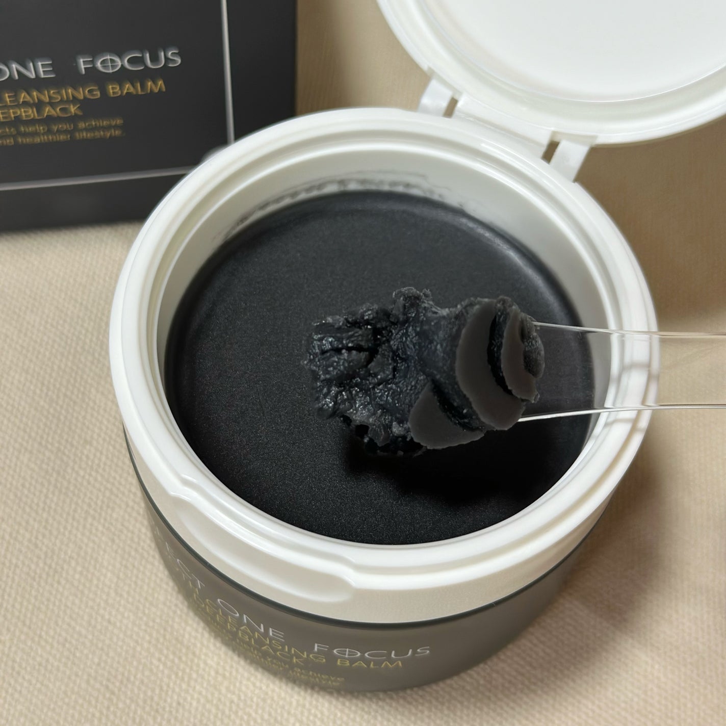 パーフェクトワンフォーカス スムースクレンジングバーム ディープブラック/PERFECT ONE  FOCUS/クレンジングバームを使ったクチコミ(6枚目)