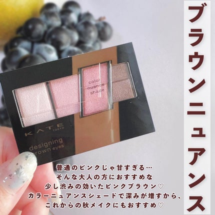 デザイニングブラウンアイズ/KATE/アイシャドウパレットを使ったクチコミ(2枚目)