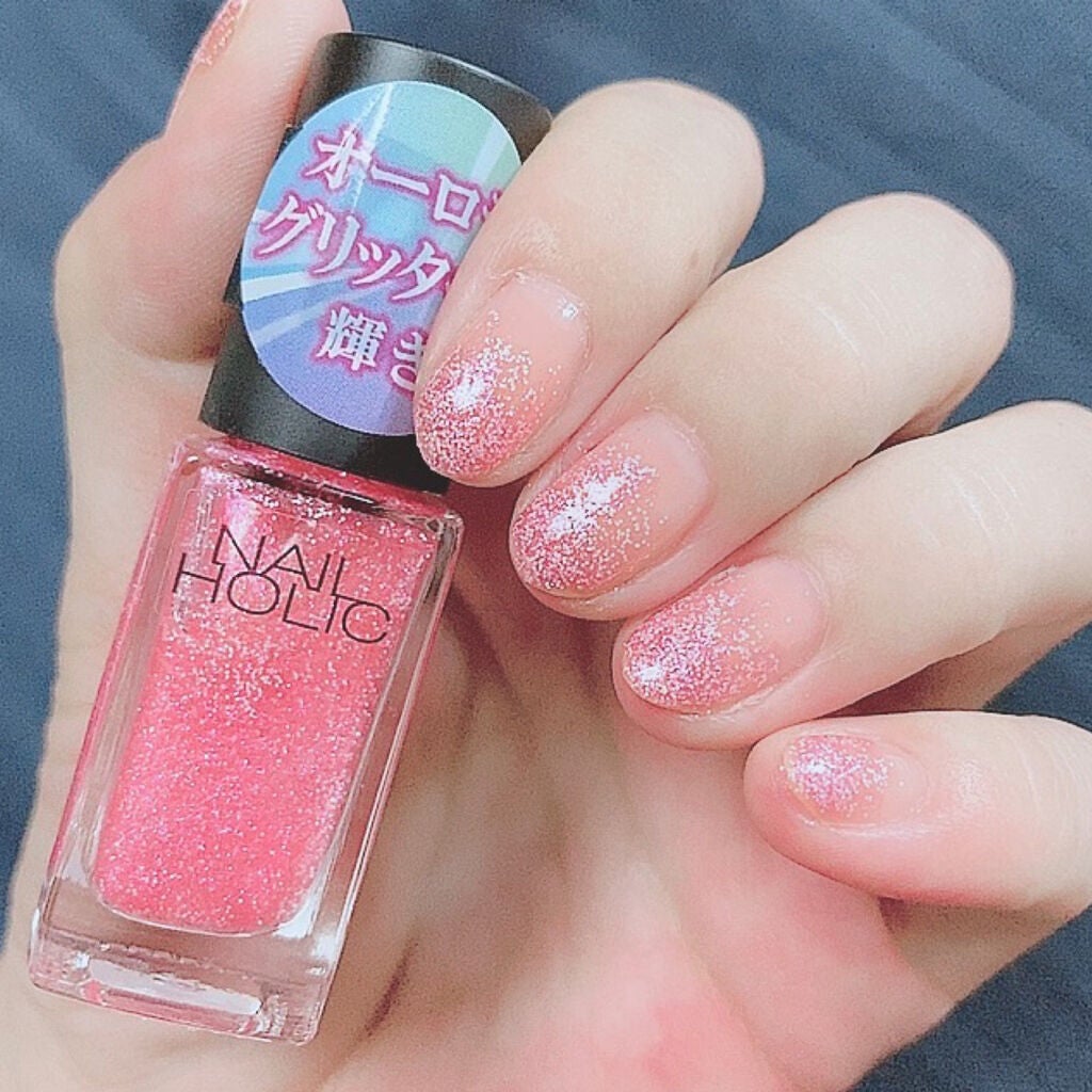 ネイルホリック Aurora Glitter/ネイルホリック/マニキュアを使ったクチコミ(2枚目)
