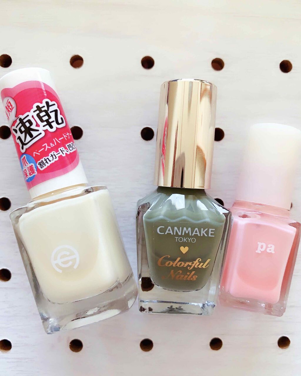 AC クイックドライベース＆ハードナー/AC MAKEUP/ネイルベースコートを使ったクチコミ（2枚目）