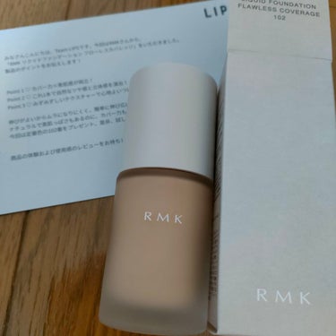 RMK リクイドファンデーション フローレスカバレッジ/RMK/リキッドファンデーションを使ったクチコミ（1枚目）