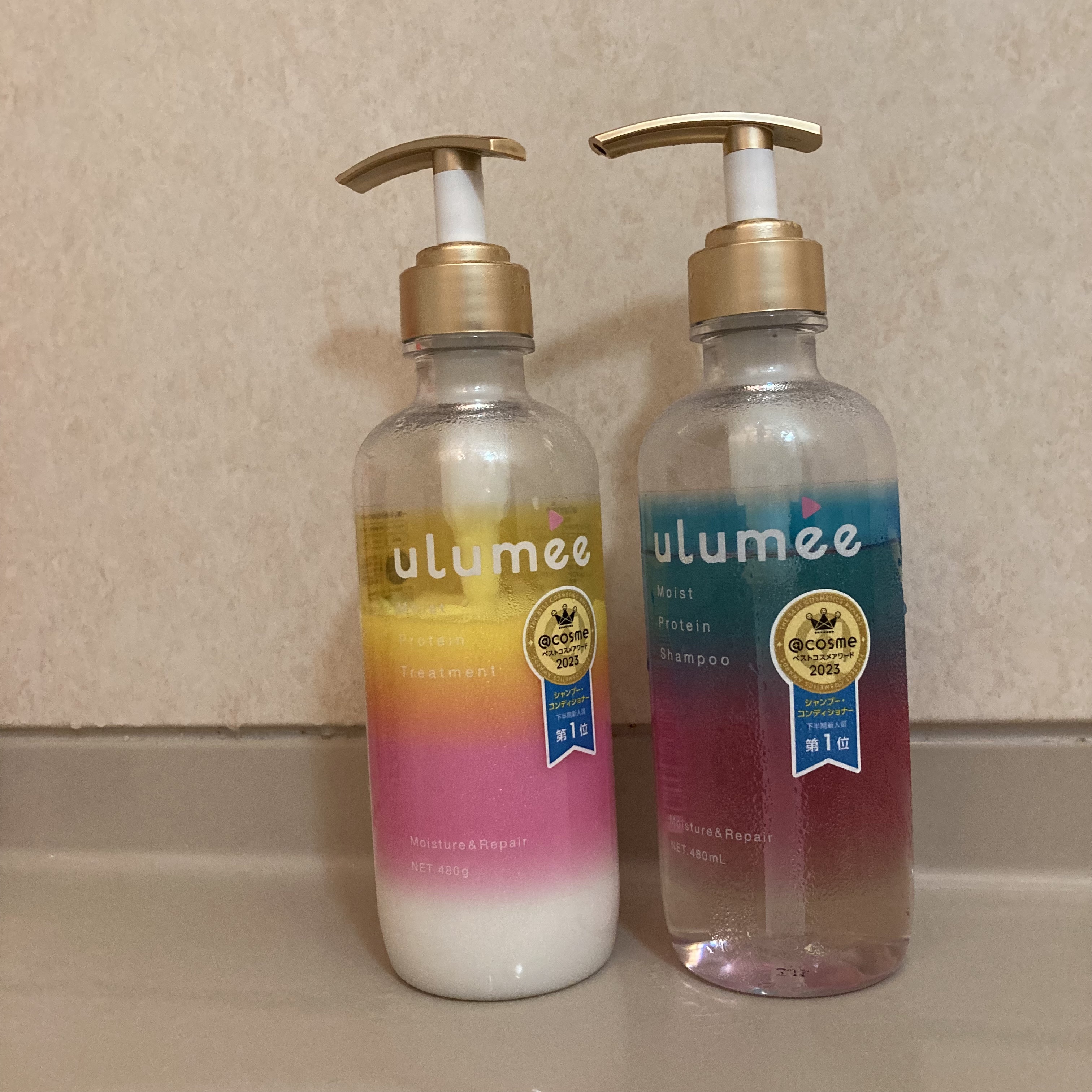 モイストプロテインシャンプー/トリートメント/ulumee/市販シャンプーを使ったクチコミ（1枚目）