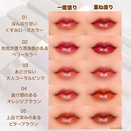 センシュアルフィックスティント/Ririmew/リップティントを使ったクチコミ(3枚目)