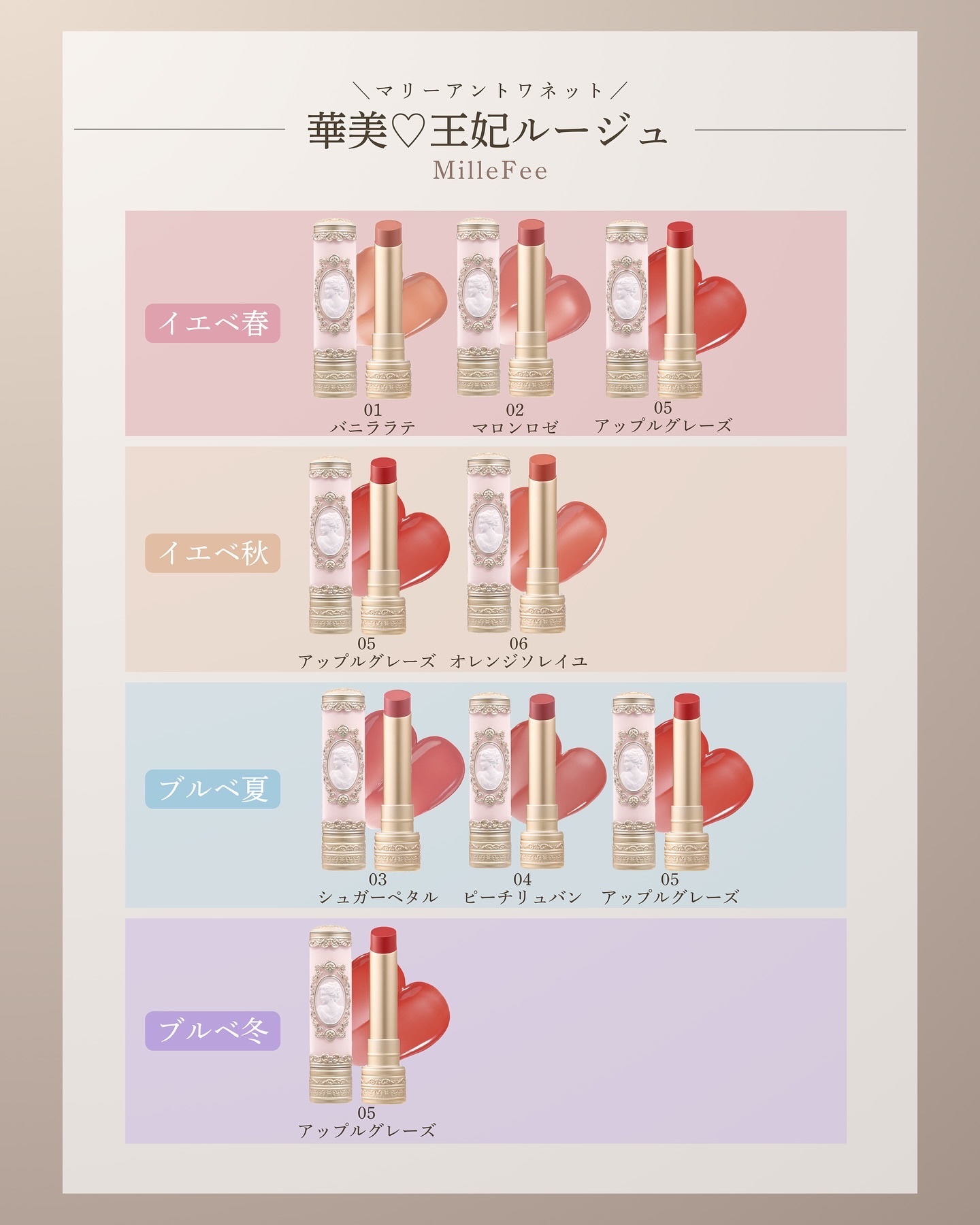 アントワネットメルティングルージュ/MilleFée/口紅を使ったクチコミ（2枚目）