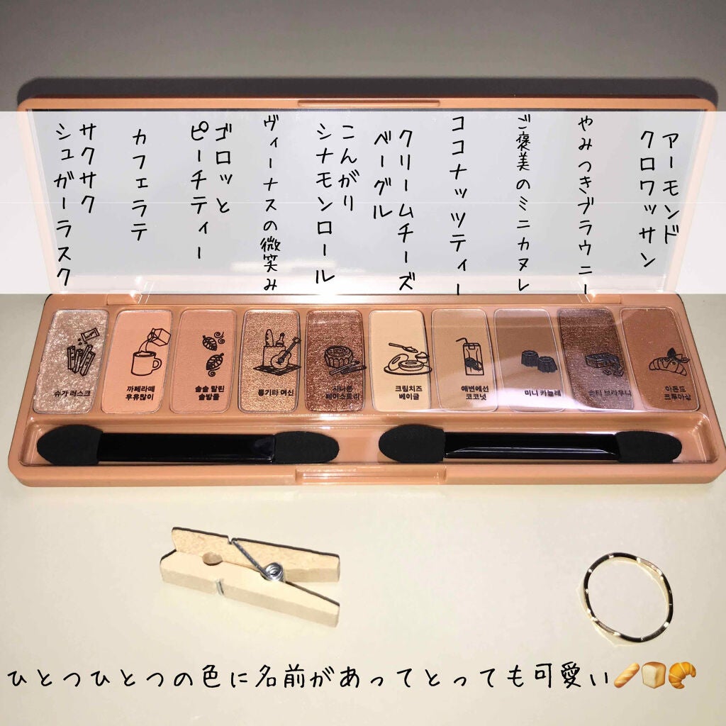 プレイカラー アイシャドウ/ETUDE/アイシャドウパレットを使ったクチコミ(2枚目)