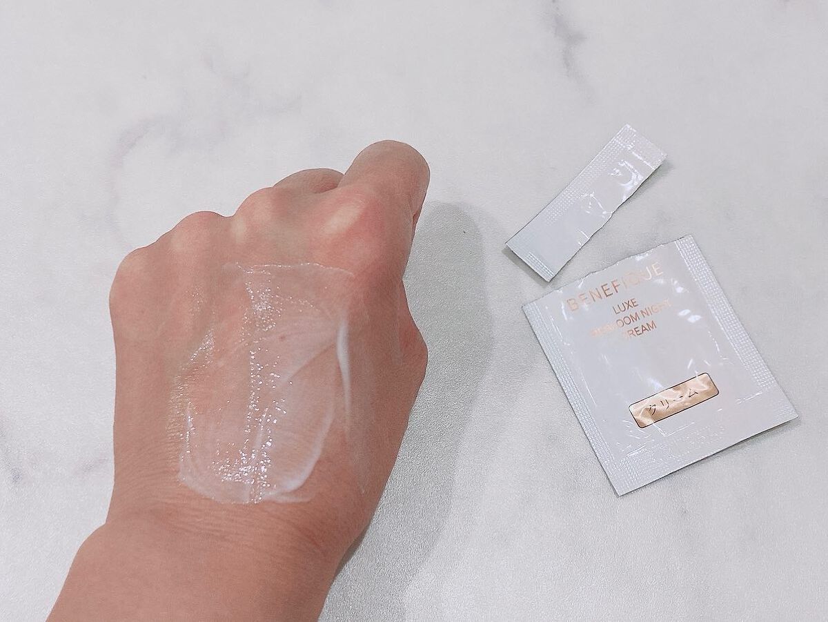 リュクス リブルームナイトクリーム/BENEFIQUE/フェイスクリームを使ったクチコミ（3枚目）