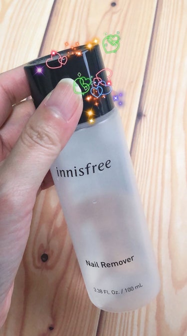 innisfree ネイルリムーバーのクチコミ「innisfree
ネイルリムーバー


ミカンオイル配合とありますが香りは柑橘系よりは優しい.....」（1枚目）