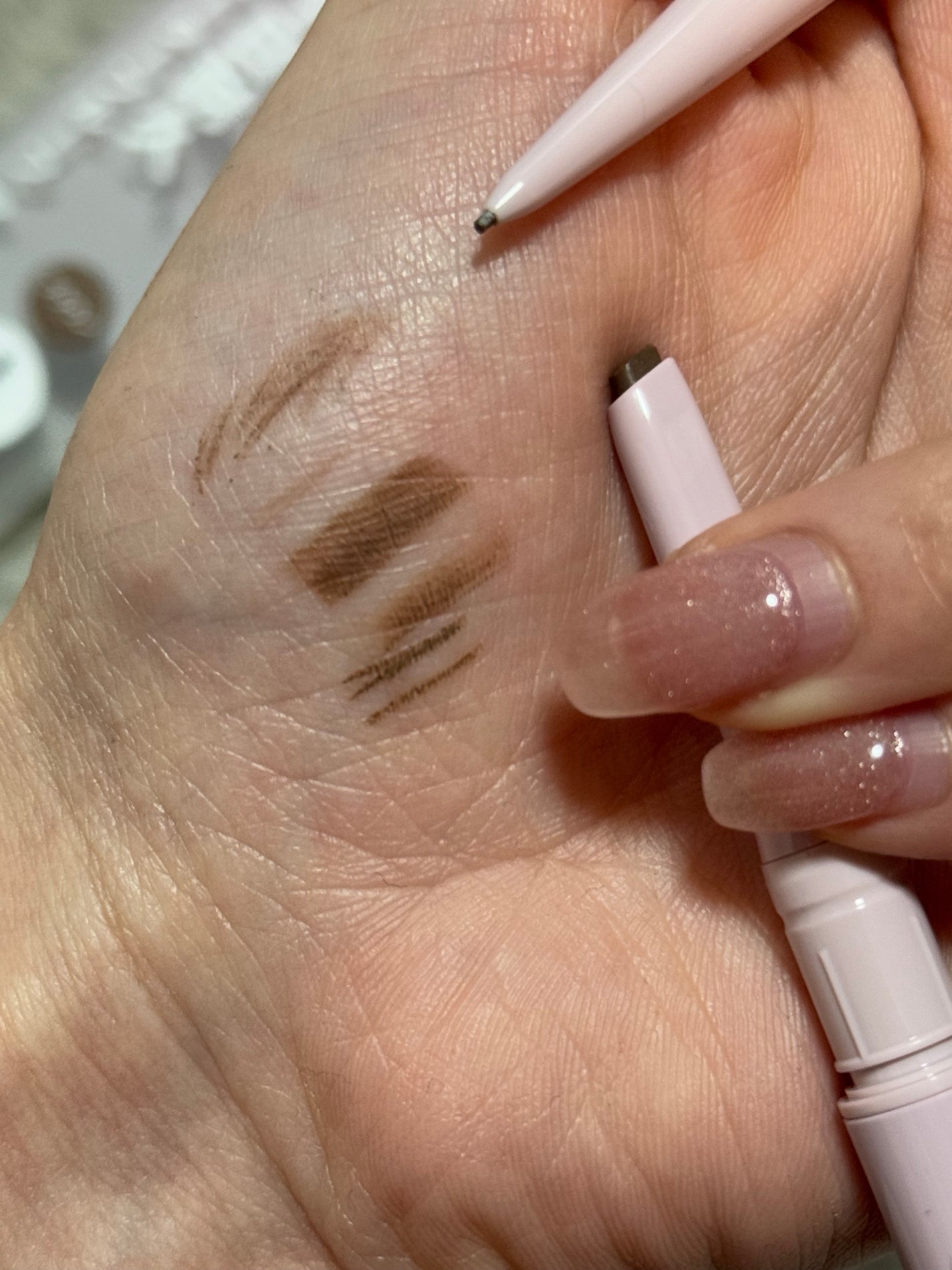 ウォータープルーフ アイブロウ (しずく型芯)/FASIO/アイブロウペンシルを使ったクチコミ(3枚目)