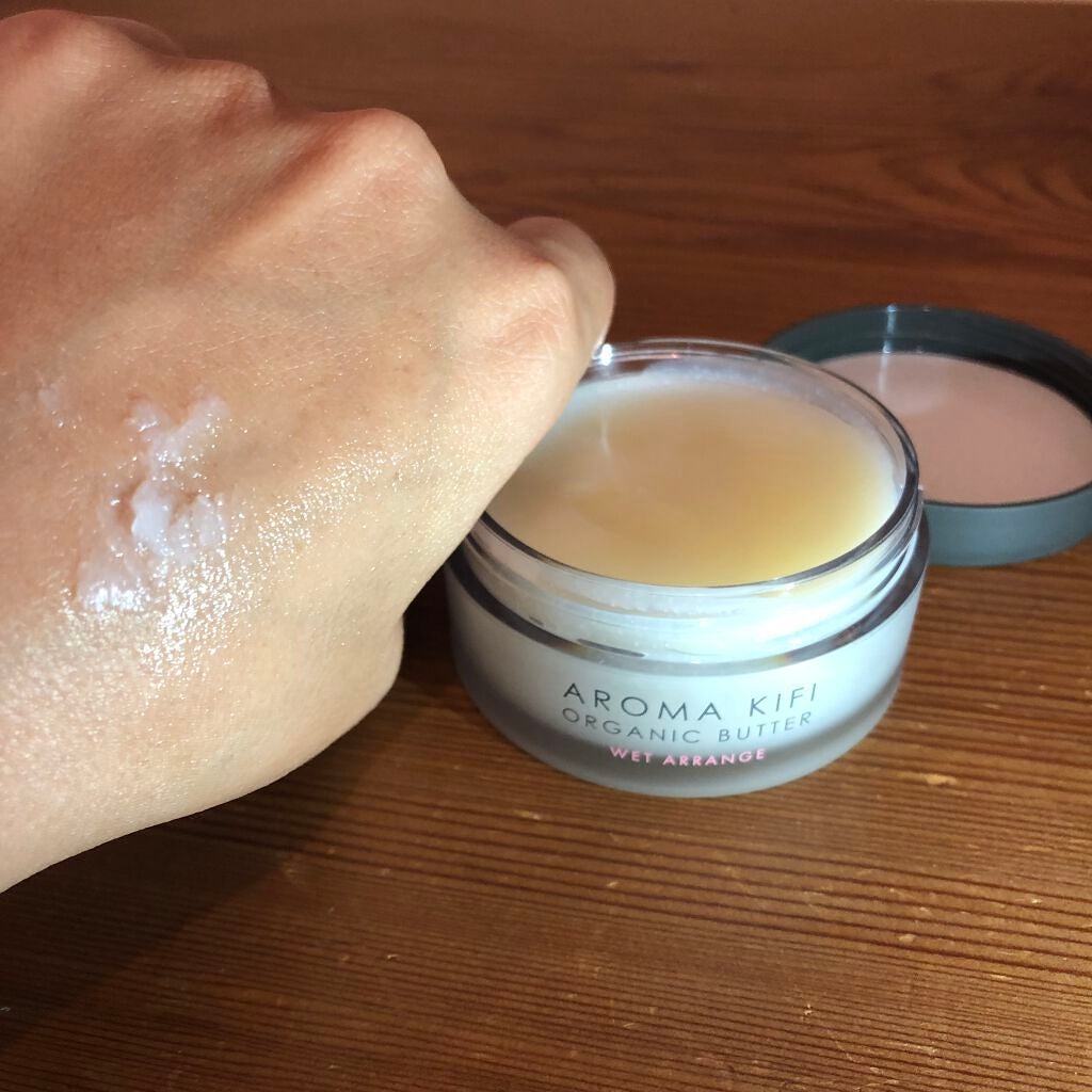 オーガニックバター ウェットアレンジ/AROMA KIFI/ヘアバームを使ったクチコミ(1枚目)