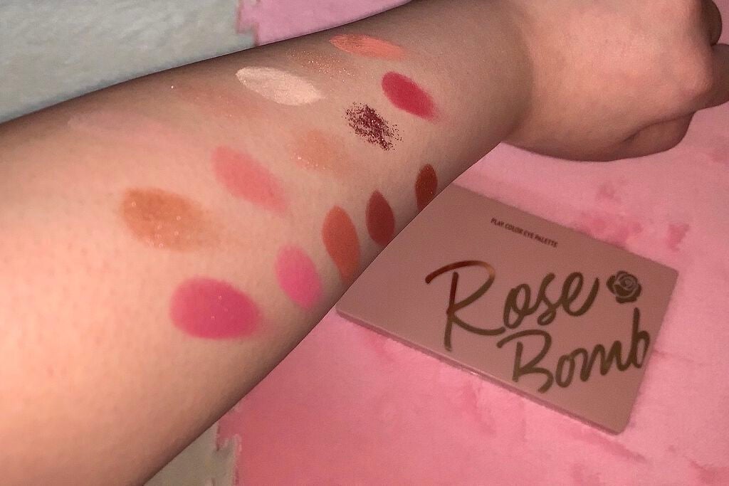 プレイカラーアイパレット ローズボム/ETUDE/アイシャドウパレットを使ったクチコミ(2枚目)