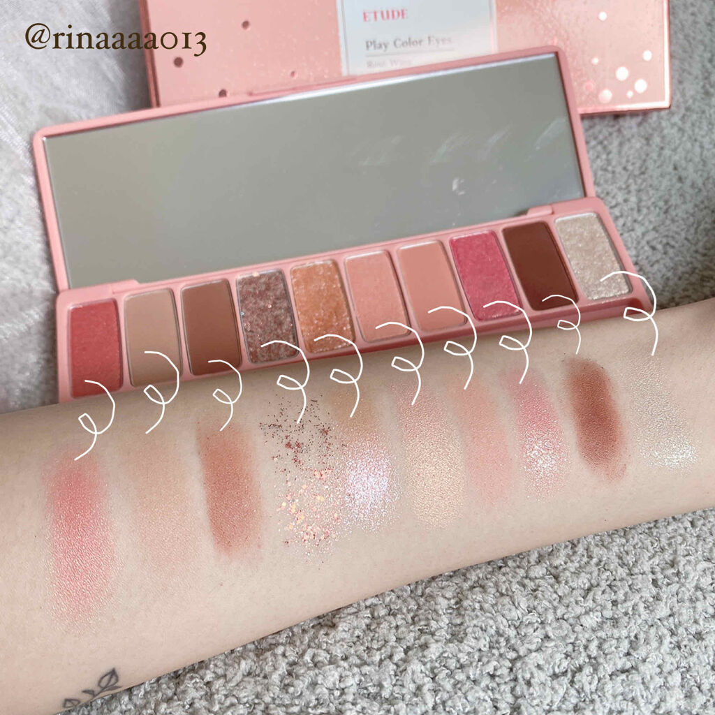 プレイカラー アイシャドウ/ETUDE/アイシャドウパレットを使ったクチコミ（2枚目）