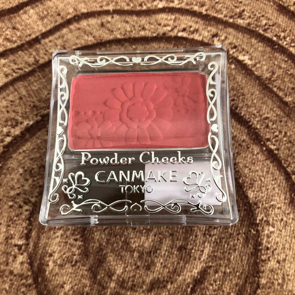 【旧品】パウダーチークス PW37 ローズレッド/キャンメイク/パウダーチークを使ったクチコミ（1枚目）