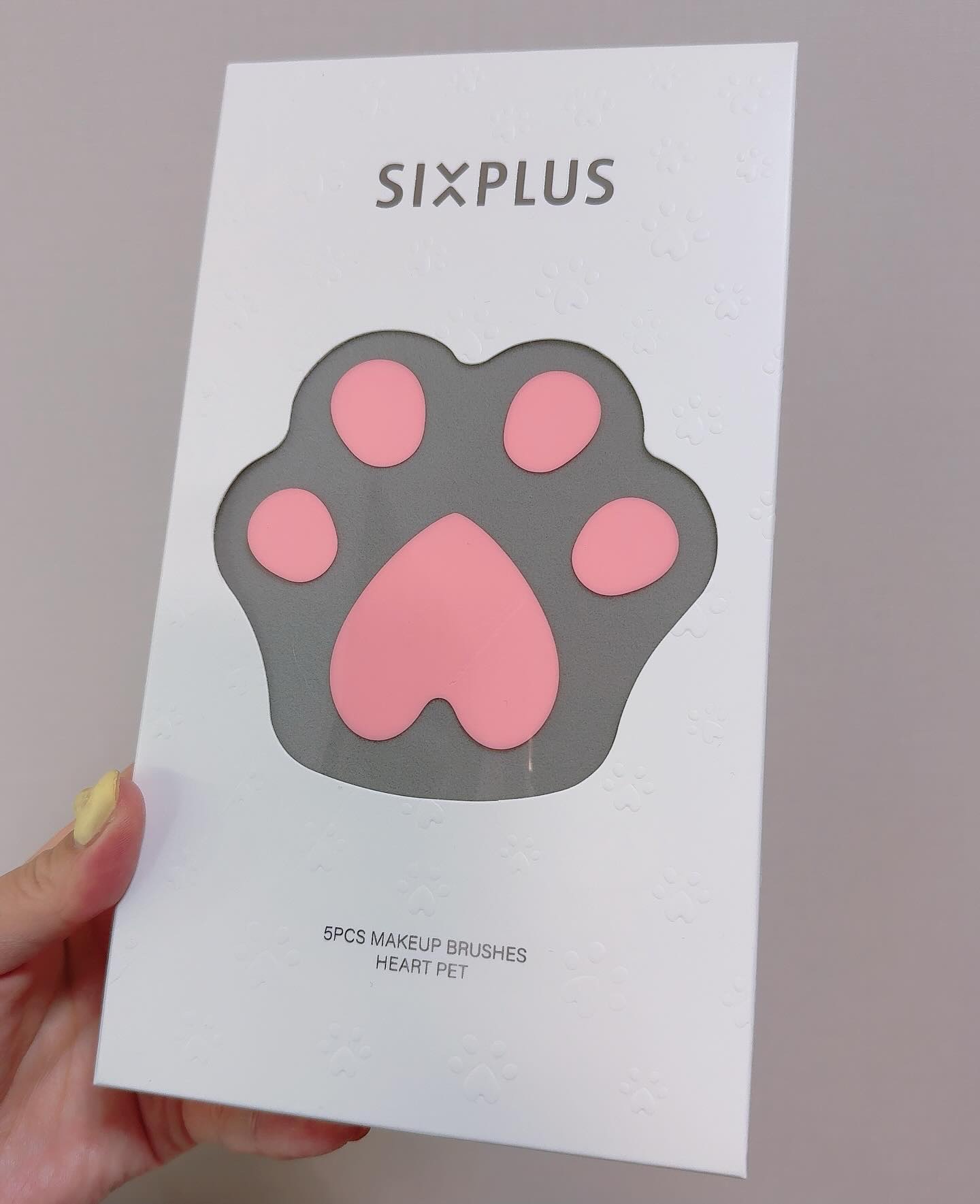 SIXPLUS メイクブラシ5本セット ハートペット/SIXPLUS/メイクブラシを使ったクチコミ（2枚目）