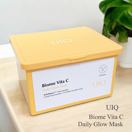 バイオームビタCグローデイリーシートマスク/UIQ/シートマスク・パックを使ったクチコミ(1枚目)