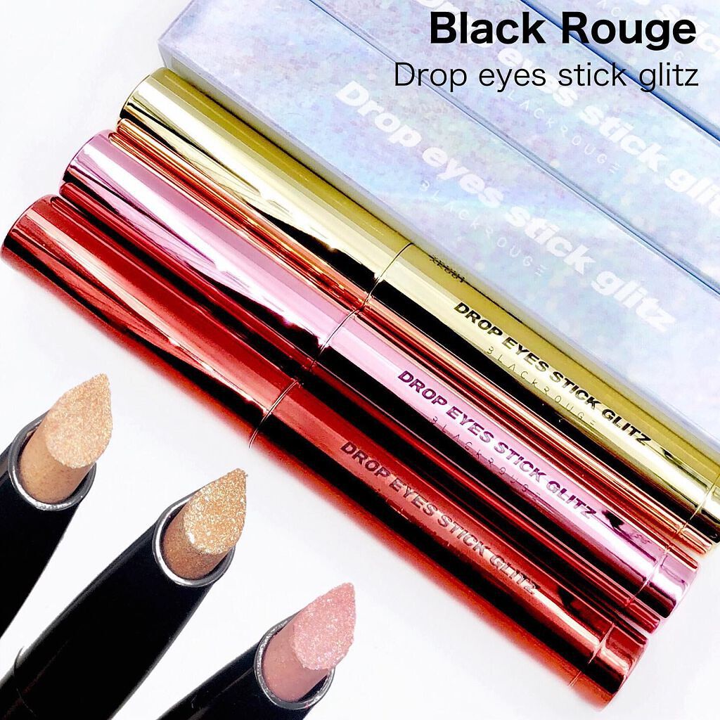 ドロップアイズスティックグリッツ/BLACK ROUGE/スティックアイシャドウを使ったクチコミ(2枚目)