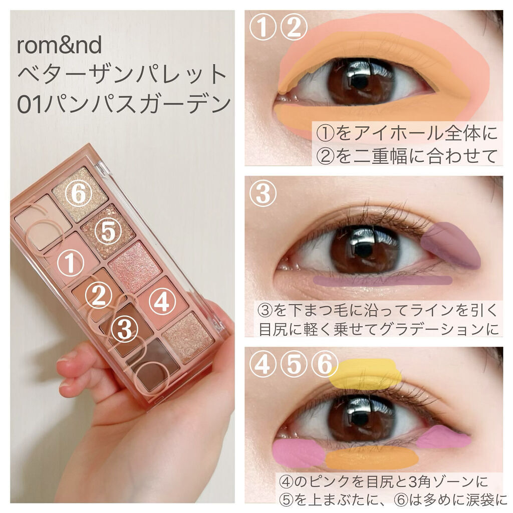 ジューシーラスティングティント/rom&nd/リップティントを使ったクチコミ（2枚目）