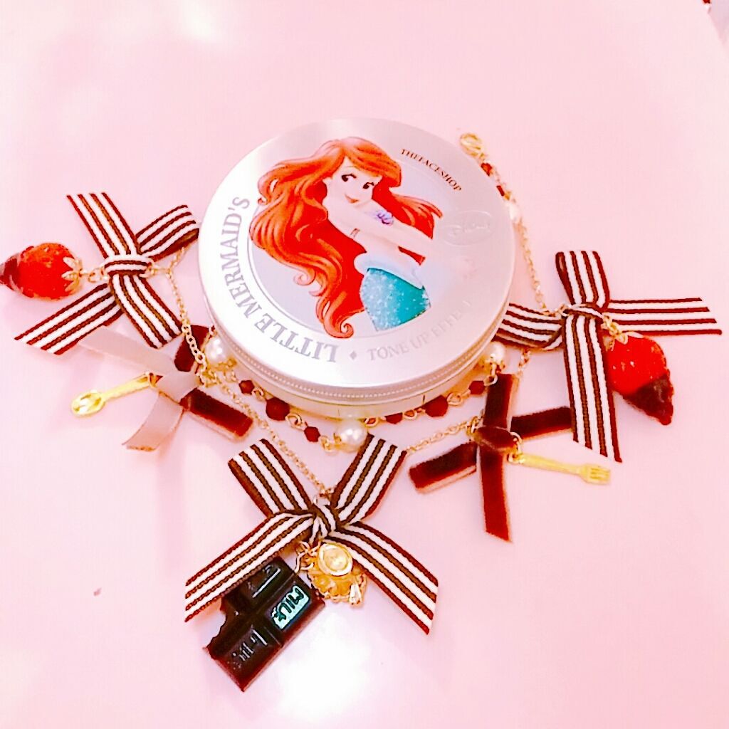 ディズニートーンアップクッション/THE FACE SHOP/クッションファンデーションを使ったクチコミ（1枚目）