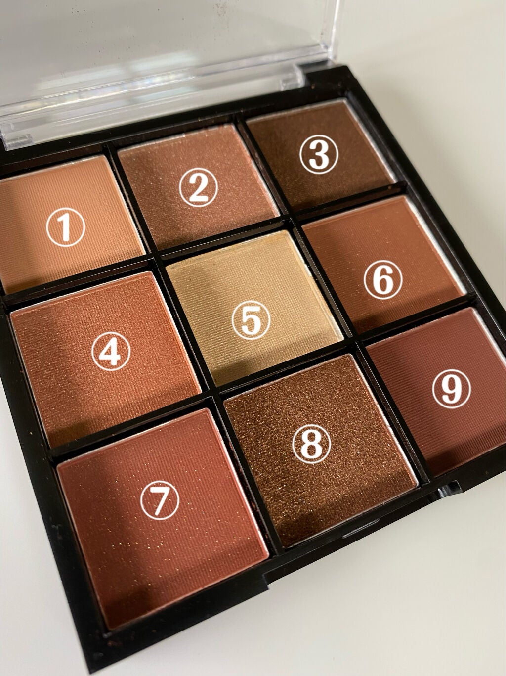 UR GLAM BLOOMING EYE COLOR PALETTE/U R GLAM/アイシャドウパレットを使ったクチコミ(3枚目)