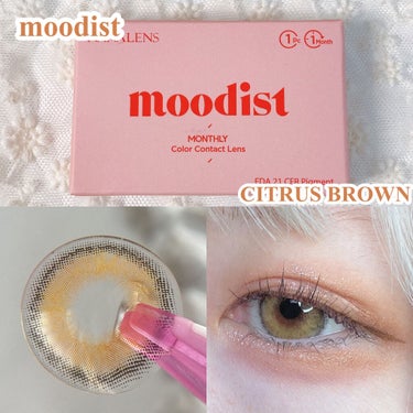 NANA LENS moodist MONTHLYのクチコミ「❁︎❁︎ 月明かりに照らされて ❁︎❁︎



透明感のある色素薄い系の瞳に…


ナチュラル.....」（2枚目）