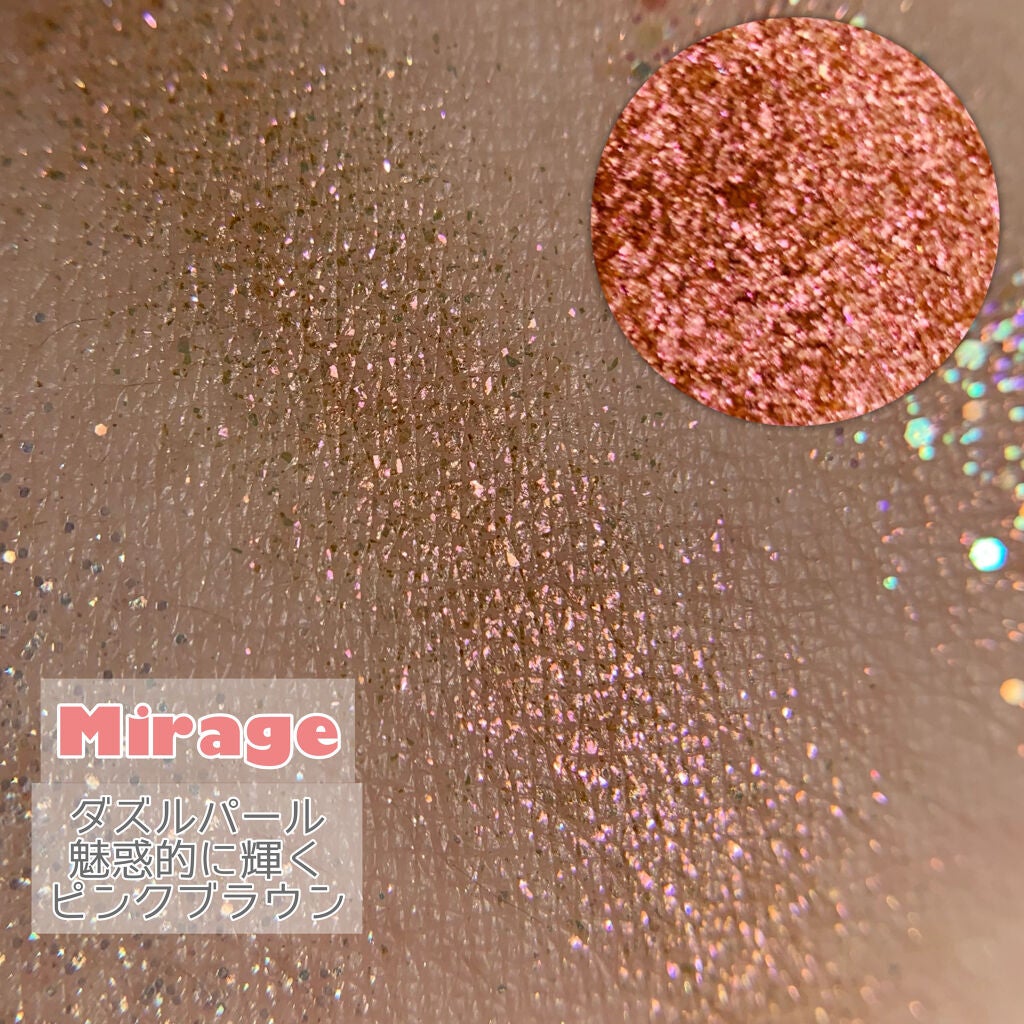 グリッターペディアアイパレット/unleashia/アイシャドウパレットを使ったクチコミ(4枚目)