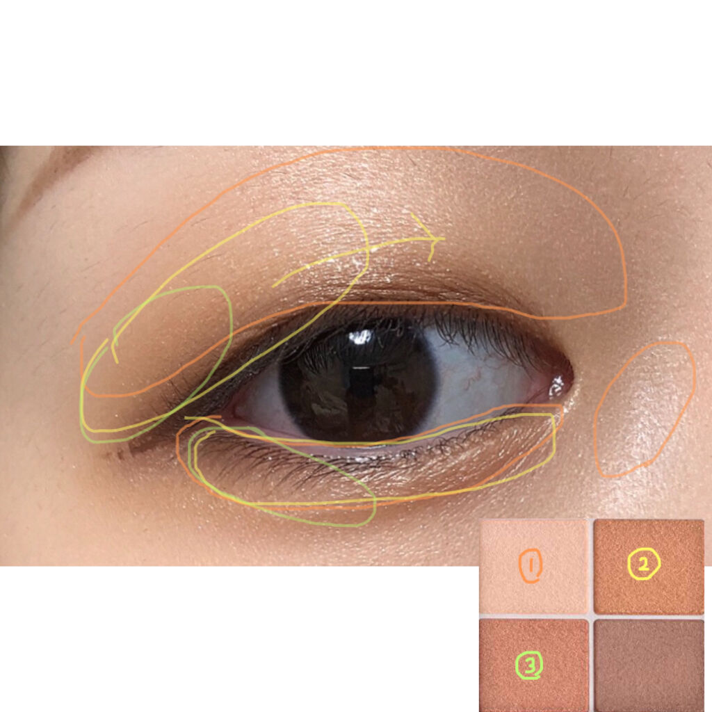 シルキースフレアイズ/キャンメイク/アイシャドウパレットを使ったクチコミ（2枚目）