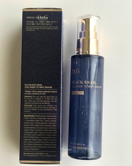 ドクタージー ブラックスネイル コラーゲンミスト/Dr.G/ミスト状化粧水を使ったクチコミ(4枚目)