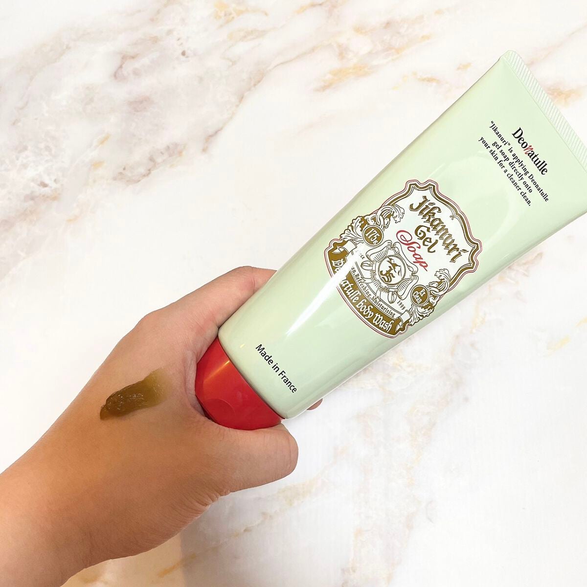 直ヌリジェル石けん/デオナチュレ/ボディソープを使ったクチコミ(2枚目)