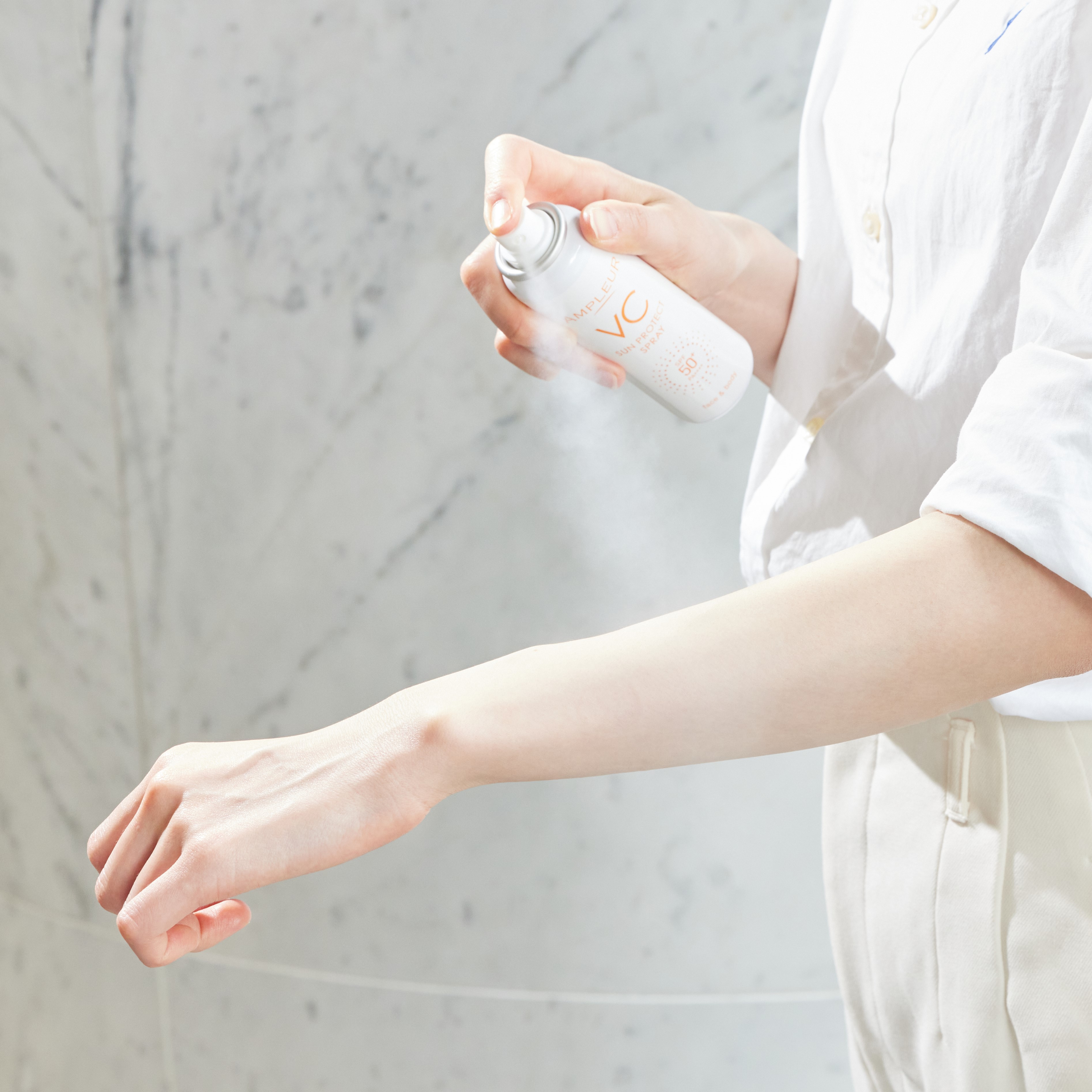 アンプルール VCサンプロテクトスプレー/アンプルール/日焼け止めミスト・スプレーを使ったクチコミ（1枚目）