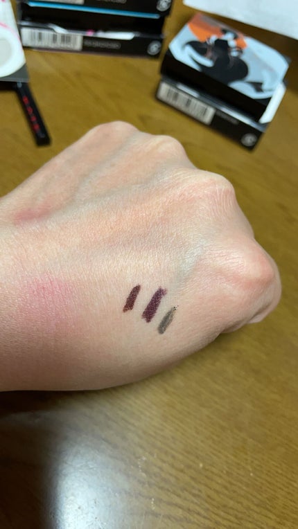 レアフィットジェルペンシル/KATE/ジェルアイライナーを使ったクチコミ(6枚目)