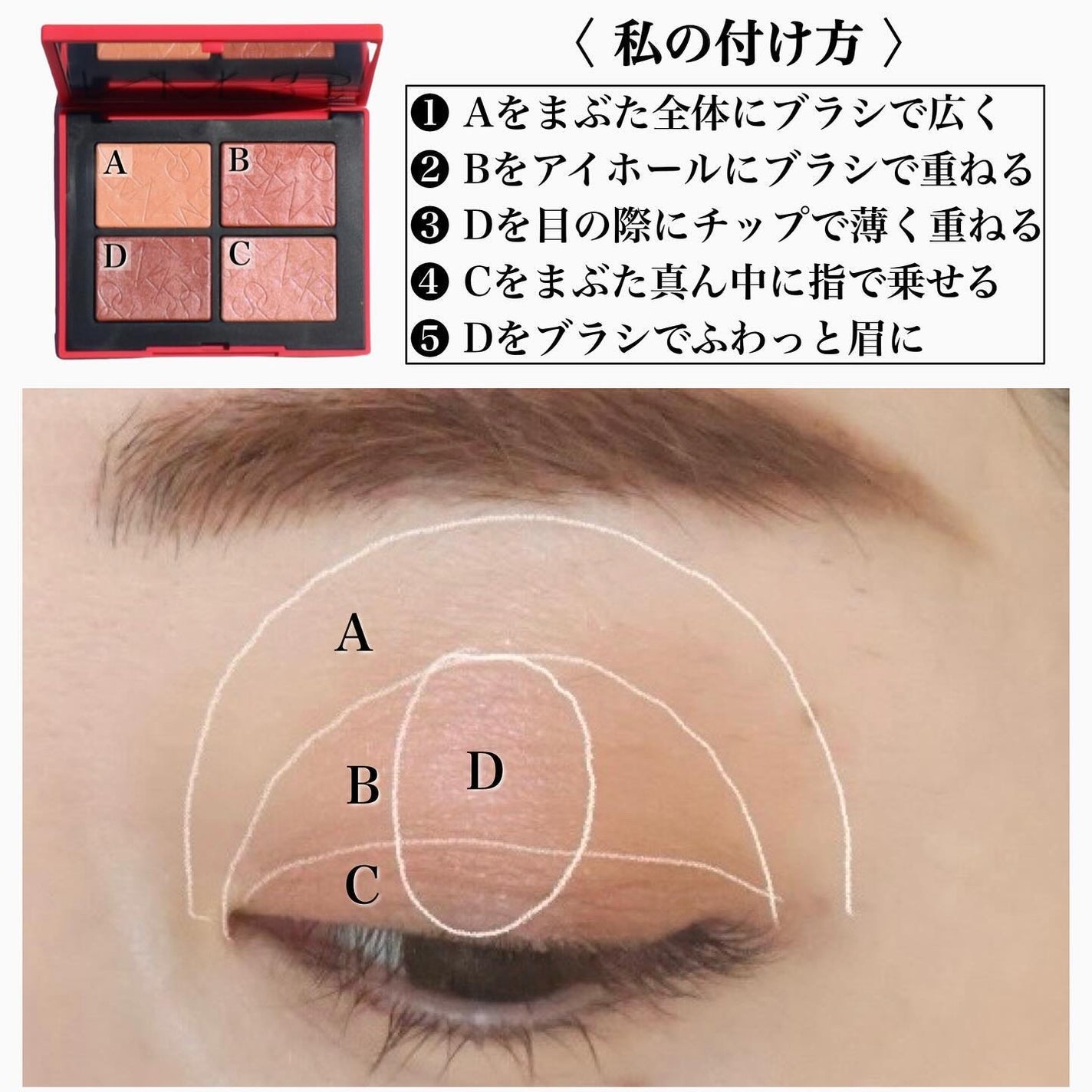 ライトリフレクティング クワッドアイシャドー/NARS/アイシャドウパレットを使ったクチコミ(6枚目)