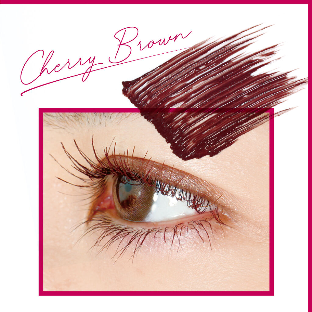 ＼100名様にプレゼント🎁／【新色マスカラ】チェリーブラウン×ふんわりカール♪（1枚目）