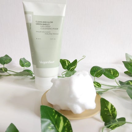 青麦LHAディープクレンジングフォーム/Veganifect/クレンジングクリームを使ったクチコミ(3枚目)