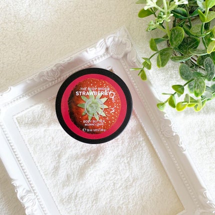ボディバター ストロベリー/THE BODY SHOP/ボディクリームを使ったクチコミ(2枚目)