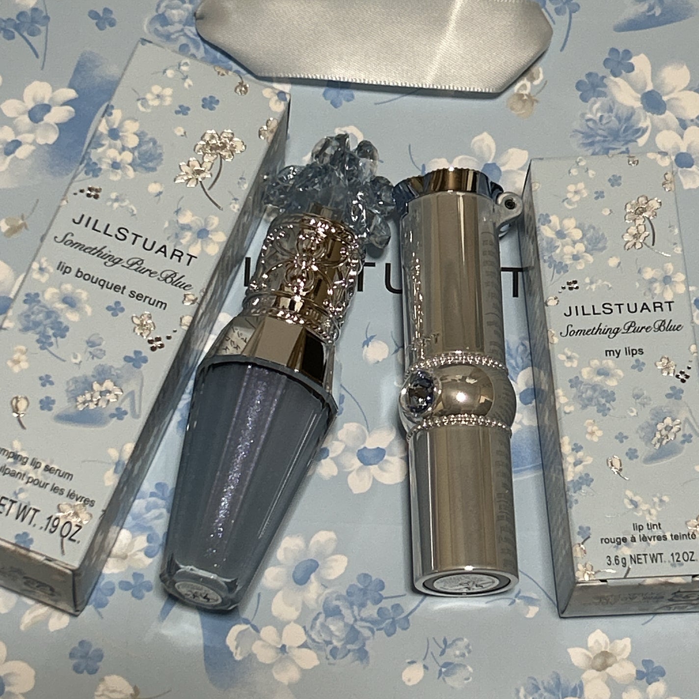 サムシングピュアブルー セント マイリップス/JILL STUART/口紅を使ったクチコミ(3枚目)