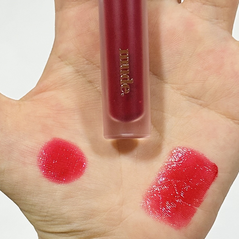 グラッセリップティント/mude./リップティントを使ったクチコミ（2枚目）