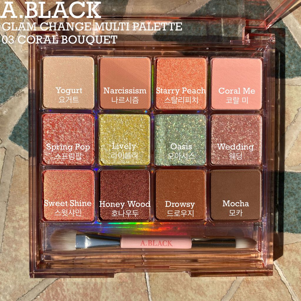 グラムチェンジマルチパレット/A.BLACK/マルチパレットを使ったクチコミ(2枚目)