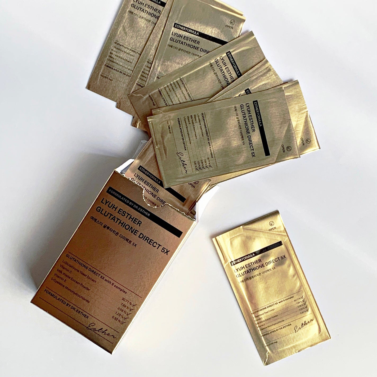 ヨエスターグルタチオンダイレクト5X/ESTHER FORMULA/美容サプリメントを使ったクチコミ(3枚目)