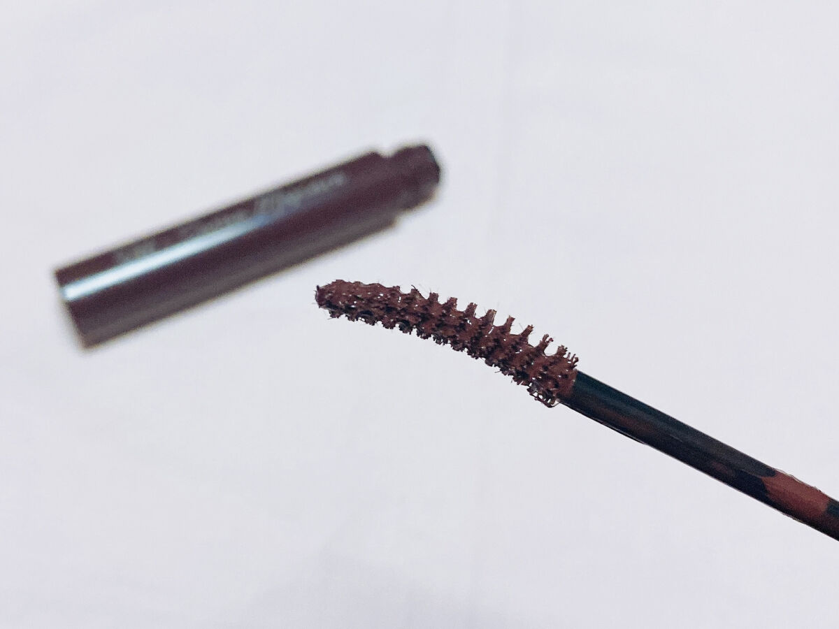 オフするんマスカラ 03 ダークチェリー/キャンメイク/マスカラを使ったクチコミ（2枚目）